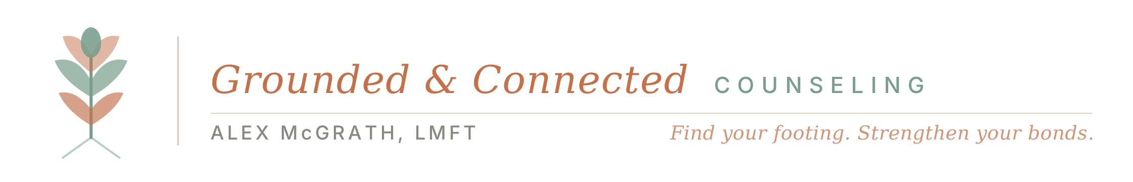 Grounded & Connected Counseling logo
